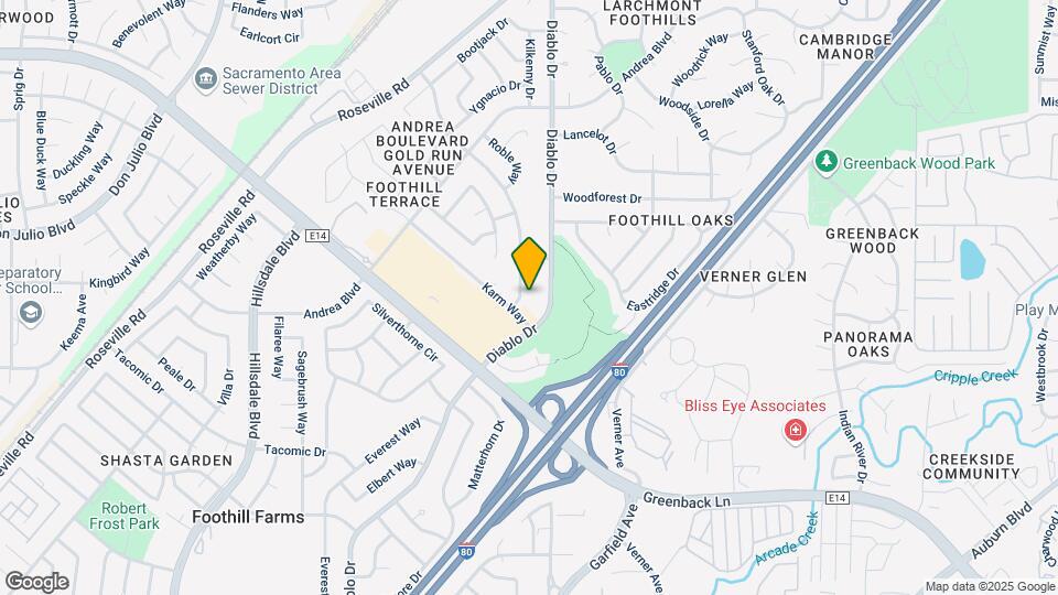 6608 Gold Run Ave Map and Location Details