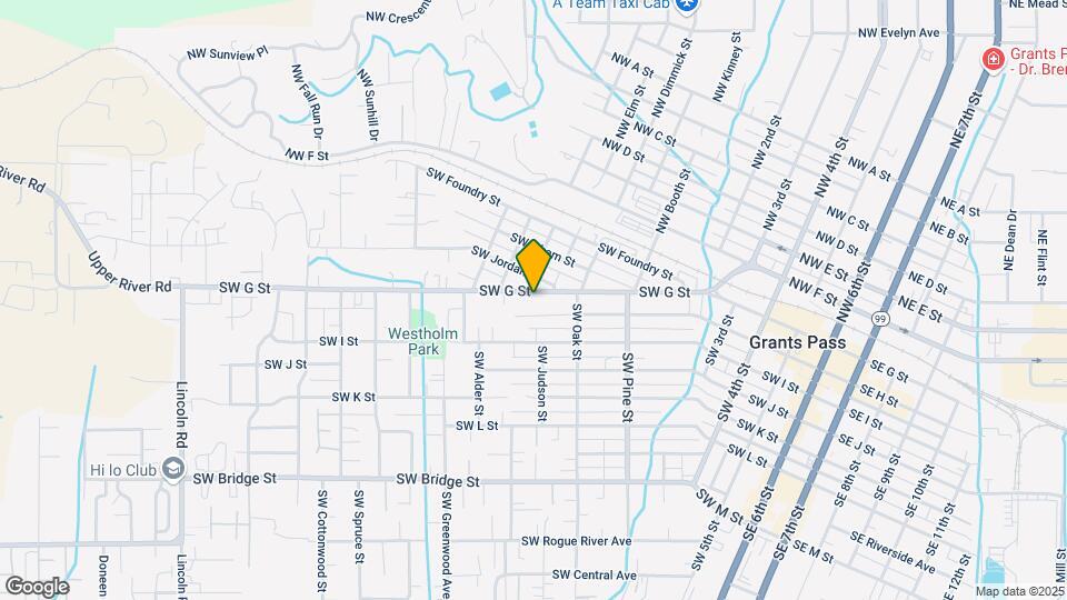 1101 SW G St Map and Location Details