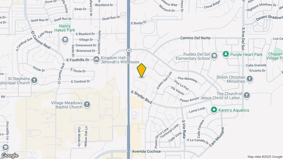 4147 Calle Barona Map and Location Details