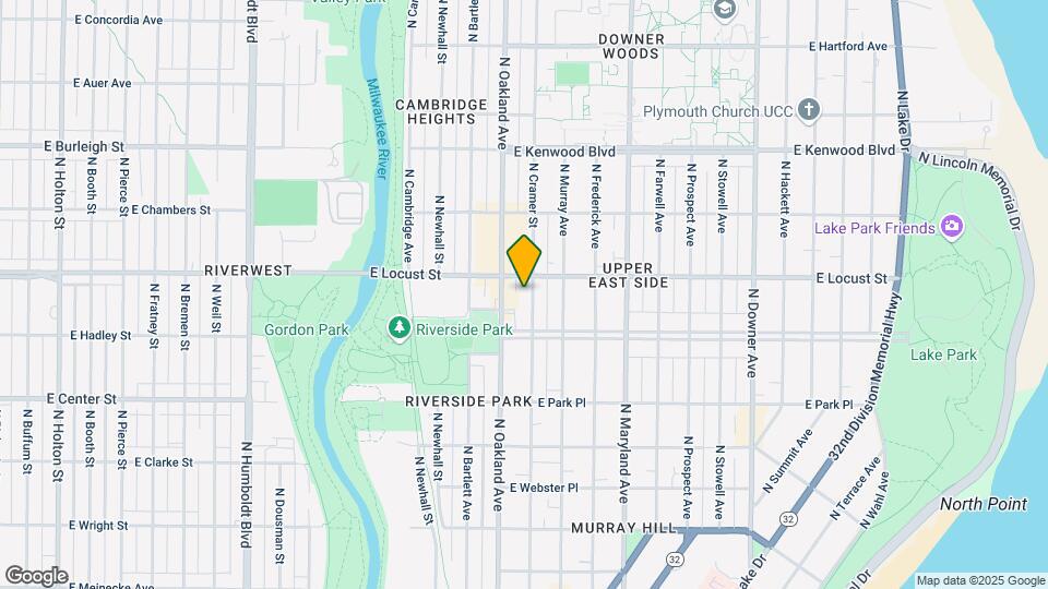 2845 N Cramer St Map and Location Details