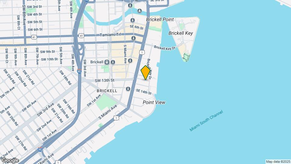 1200 Brickell Bay Dr, Unit 3515 Map and Location Details