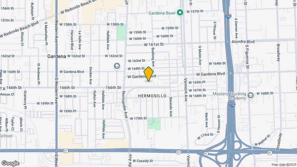1225 W. 166th St. Mapa y Detalles de la Ubicación