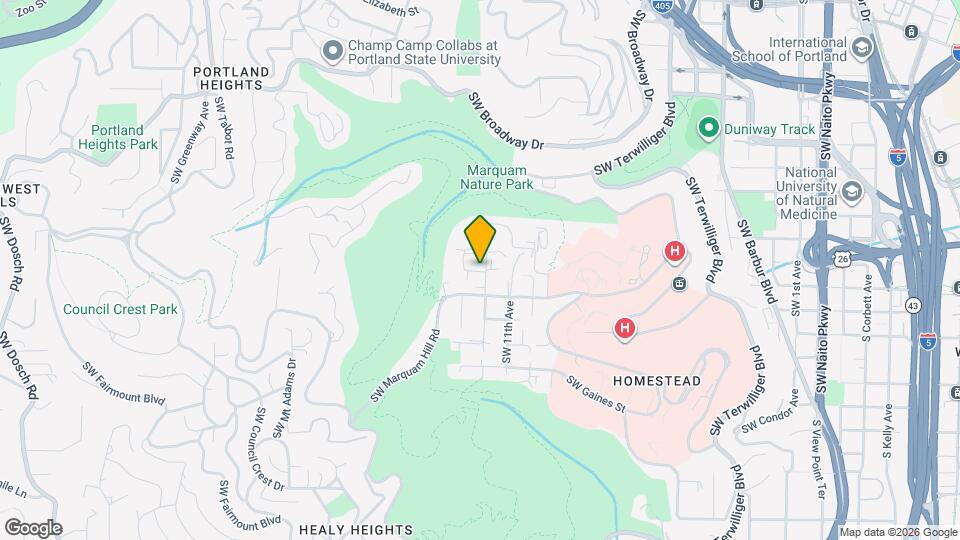 1229 SW Grover St Map and Location Details