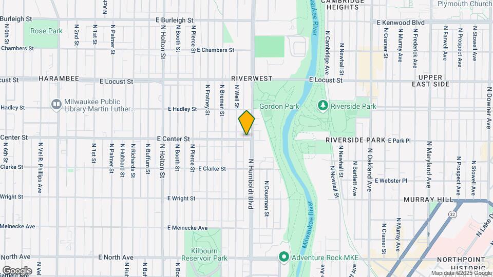 1022 E Center St Map and Location Details