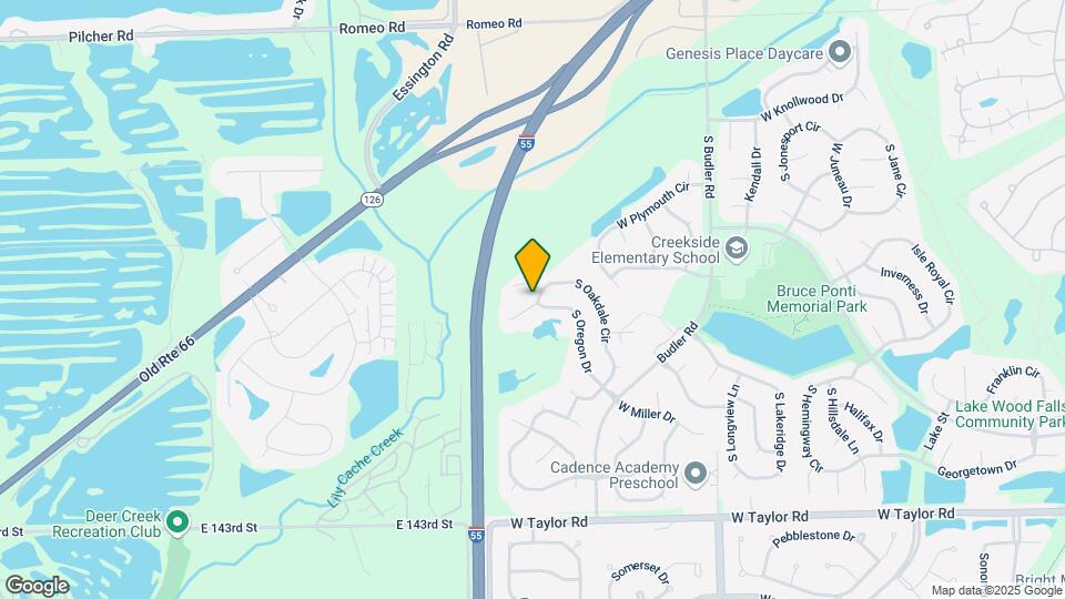 13927 S Oakdale Cir Map and Location Details