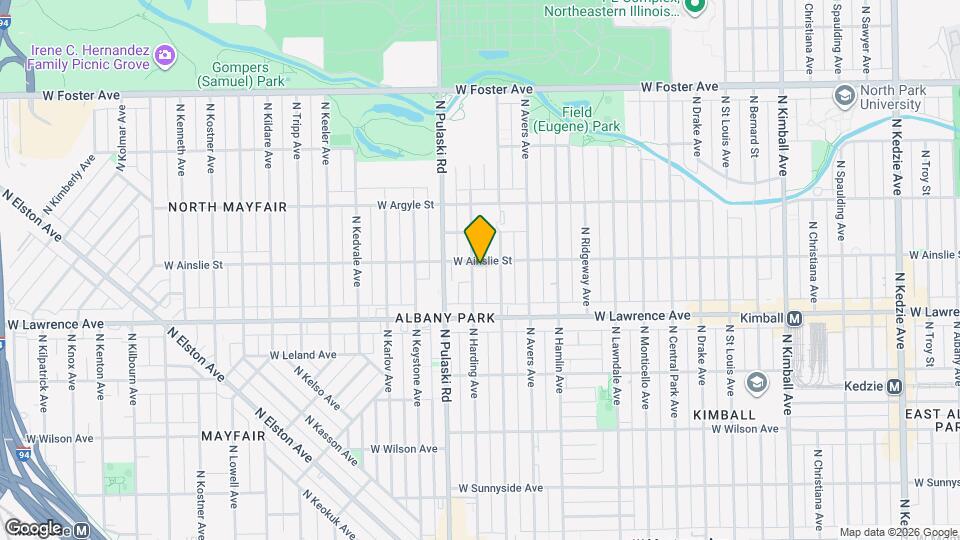 4853 N Harding Ave, Unit 1 Map and Location Details