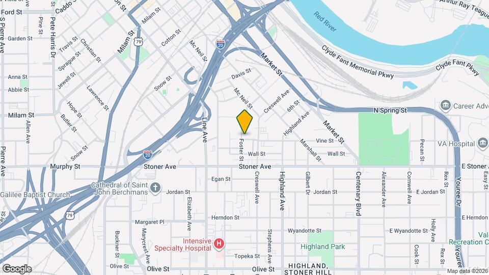 1025 Foster St Map and Location Details