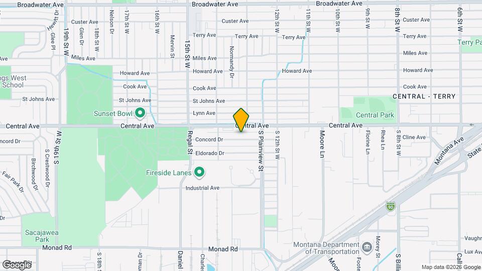 1311 Concord Dr Map and Location Details