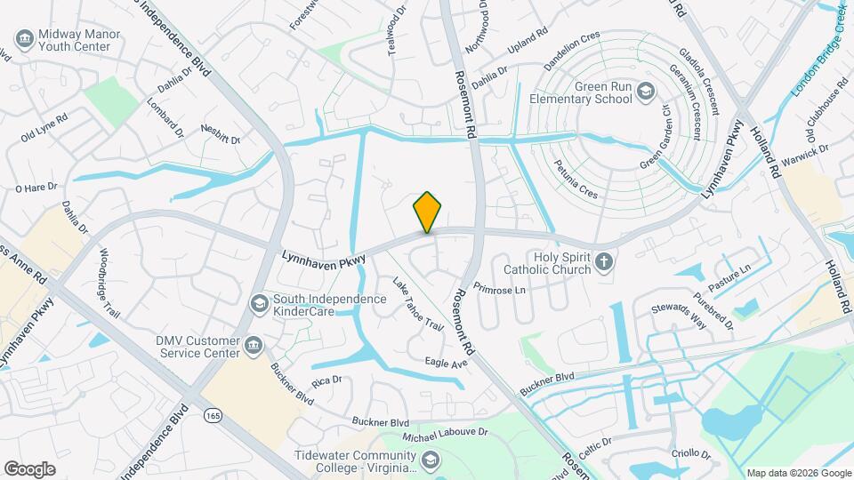 3610 Sylvan Ln Map and Location Details