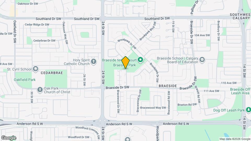 200-200 Brookpark Dr SW Map and Location Details