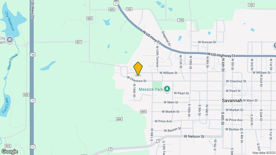 1505 W Chestnut St Map and Location Details