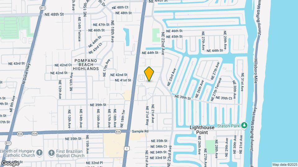 2110 NE 41st St Map and Location Details