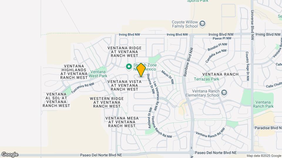 7615 Prairie Falcon Ave NW Map and Location Details