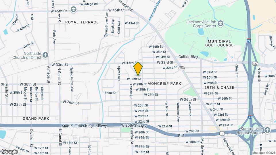 1725 W 30th St Map and Location Details