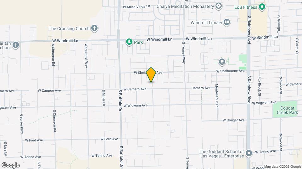 8373 S Pioneer Way Map and Location Details