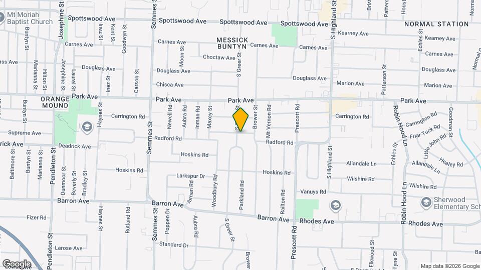 966 S Greer St Map and Location Details