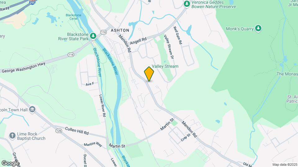 1269 Mendon Rd, Unit 1 Map and Location Details