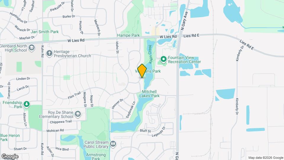 975 Dearborn Cir Map and Location Details