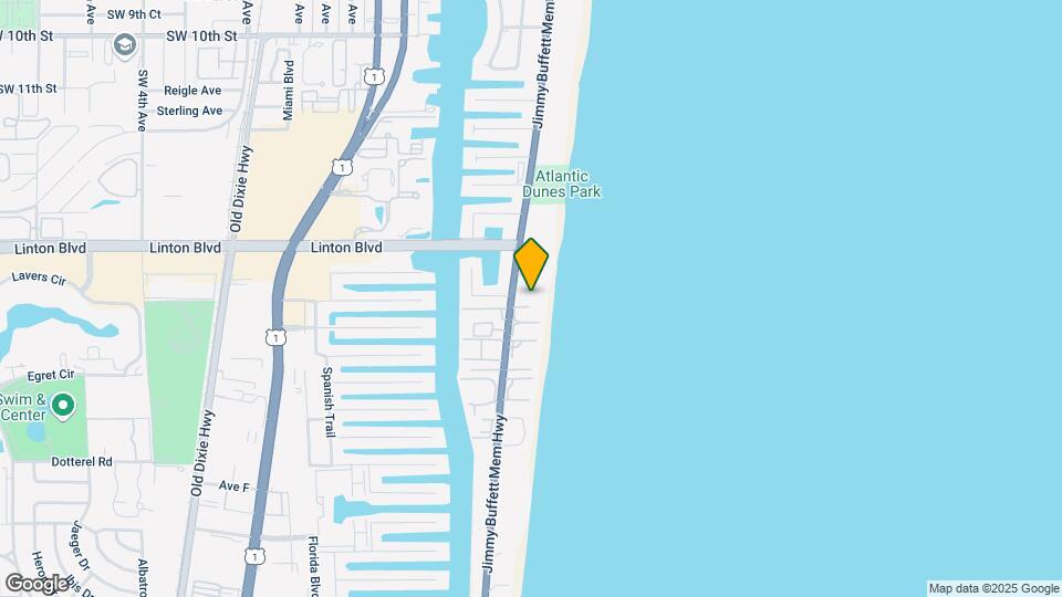 1901 S Ocean Blvd Map and Location Details