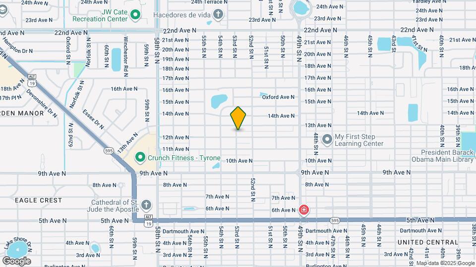 1201 53rd St N Map and Location Details