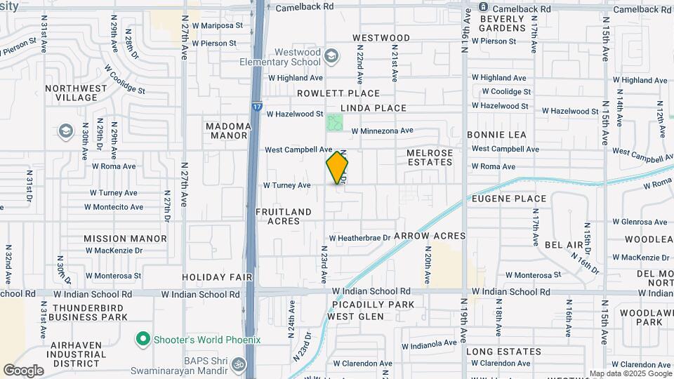 2211 W Turney Ave Map and Location Details