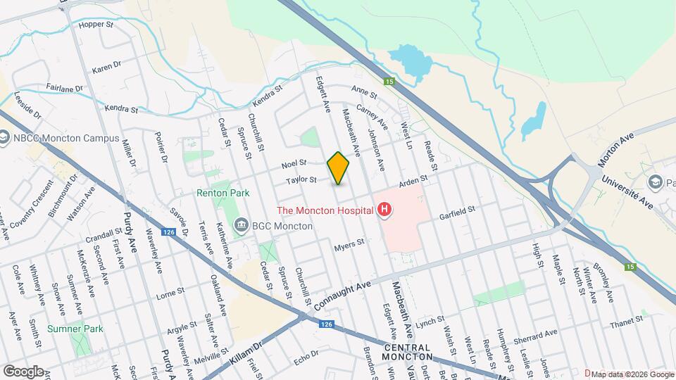 185 McSweeney Ave Map and Location Details