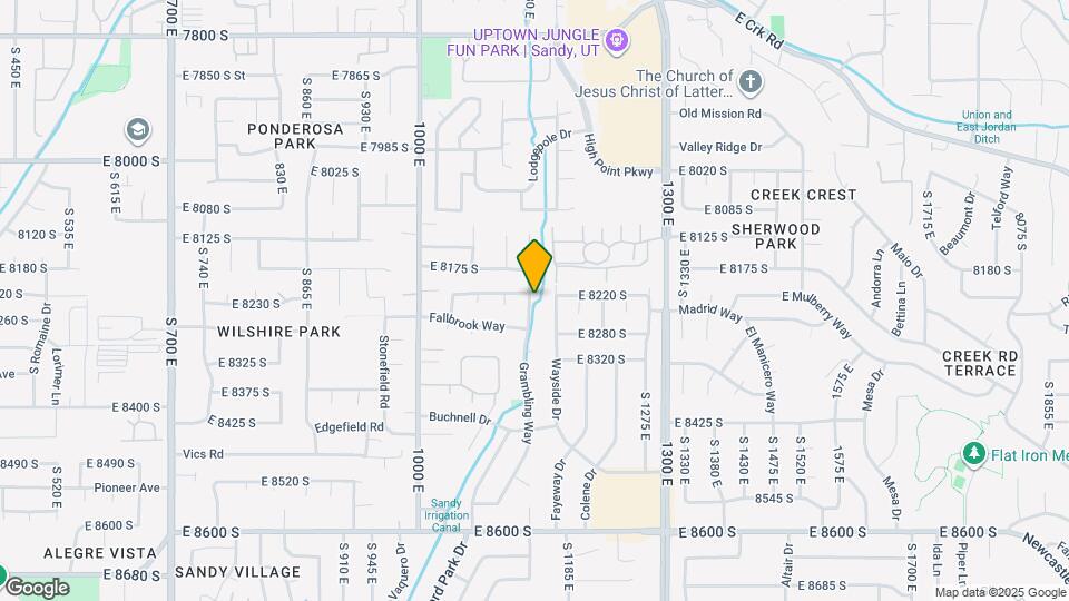 8227 Grambling Way Map and Location Details