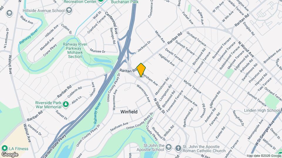 2828 N Stiles St Map and Location Details