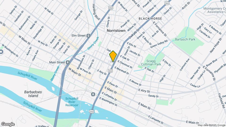 611 Dekalb St Map and Location Details