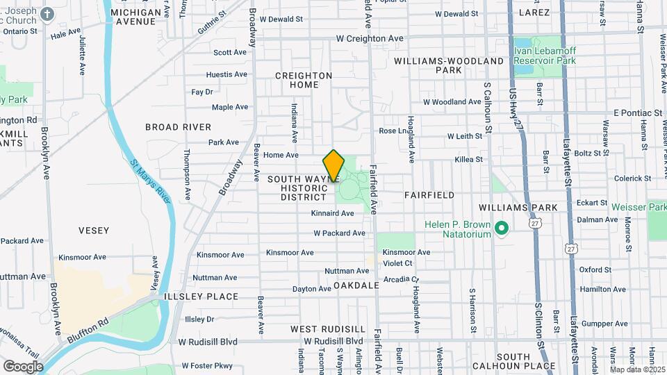 3022 S Wayne Ave Map and Location Details