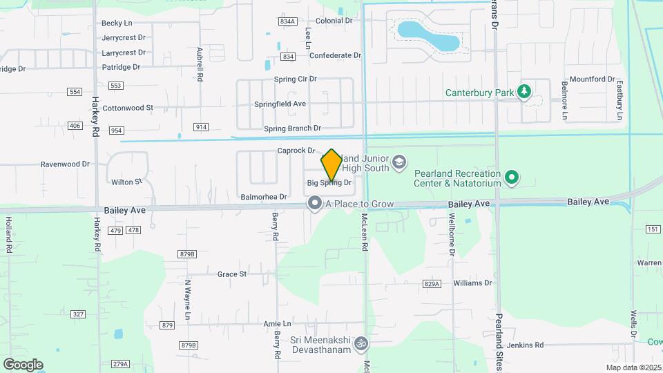 5104 Big Spring Dr Map and Location Details