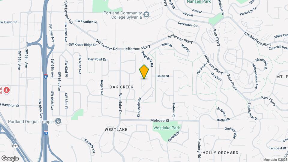 Oswego Ridge Mountain Park Condo Map and Location Details