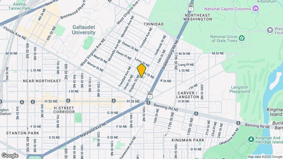 1304 Holbrook St NE Mapa y Detalles de la Ubicación