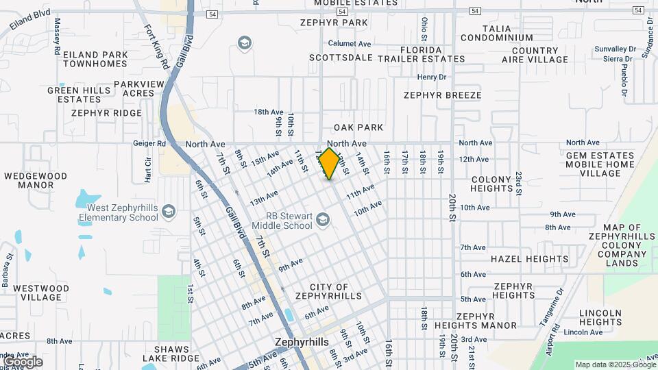 5829 12th St Mapa y Detalles de la Ubicación