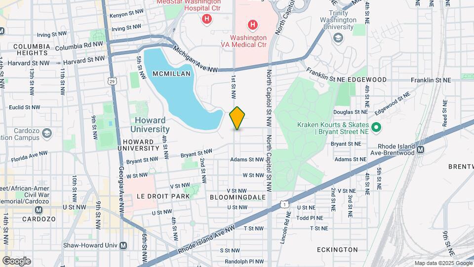 2421 1st St NW Map and Location Details