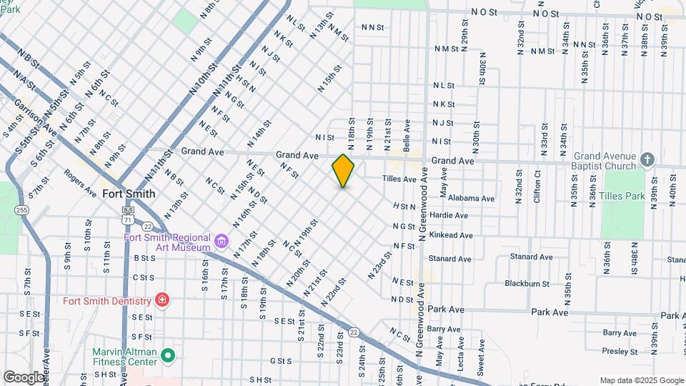 622 N 19th St Mapa y Detalles de la Ubicación