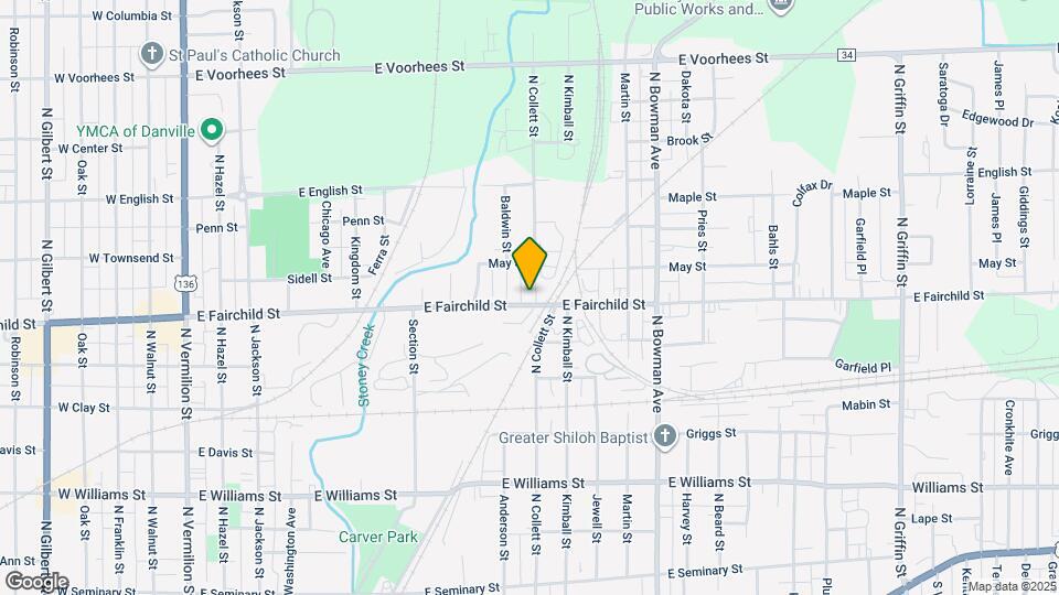 904 N Collett St Map and Location Details