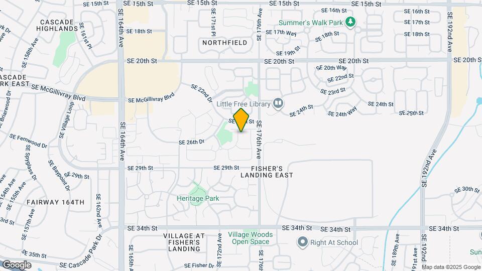 2515 SE 173rd Pl Map and Location Details