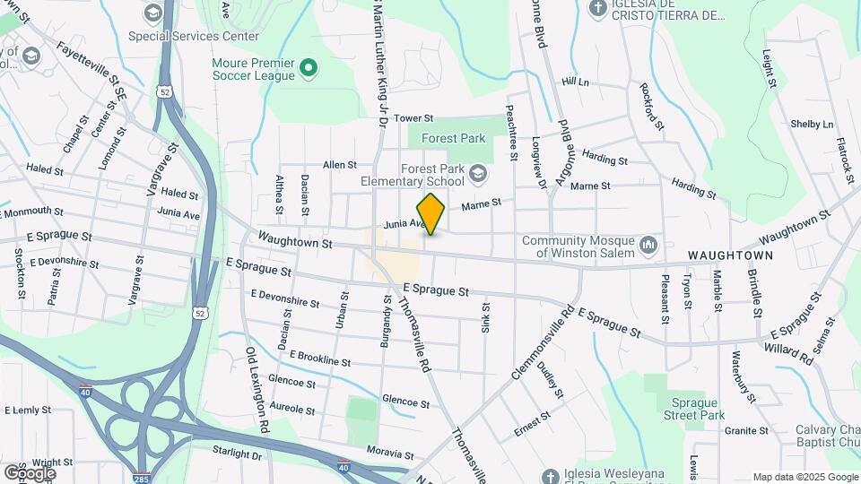 2117 Bertha St Map and Location Details
