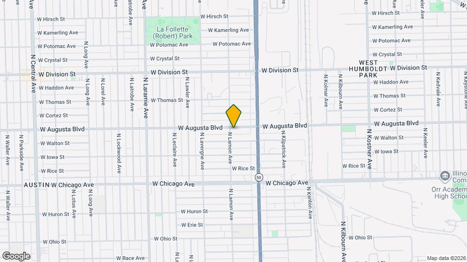4853 W Augusta Blvd Map and Location Details