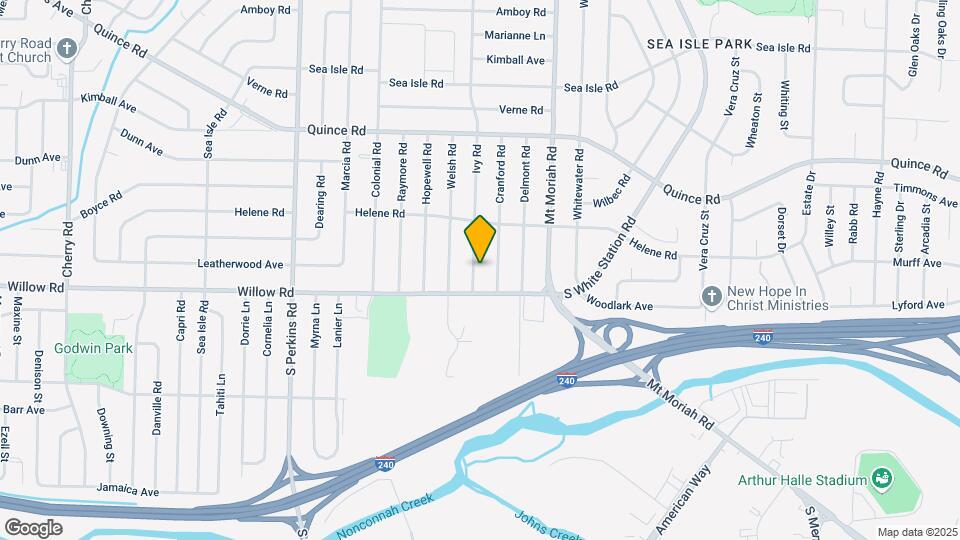 1654 Ivy Rd Map and Location Details