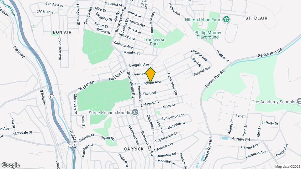 132 Birmingham Ave Map and Location Details