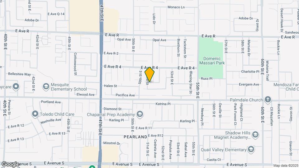 5100 Cliff Rose Dr Map and Location Details