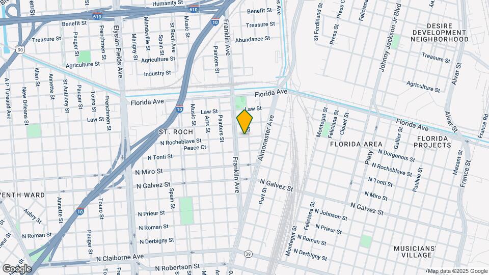 2758 N Rocheblave St Map and Location Details