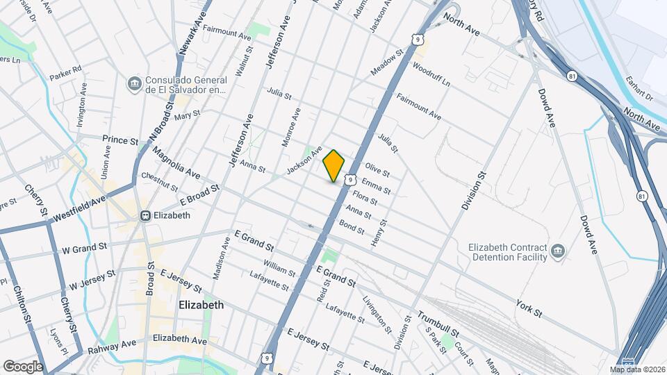 1010 Flora St, Unit 1 Map and Location Details