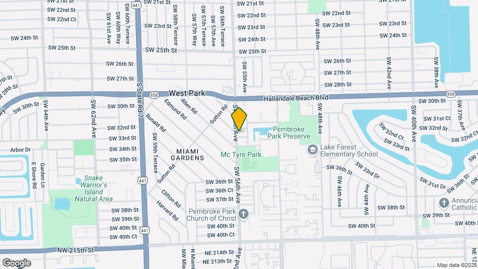 3251 SW 56th Ave Map and Location Details