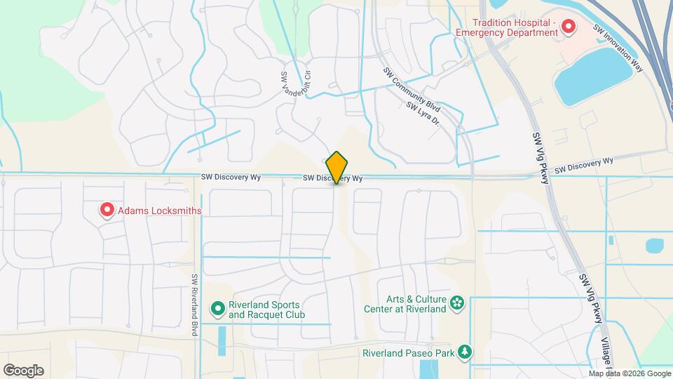 11609 SW Hawthorne Hill Rd Map and Location Details