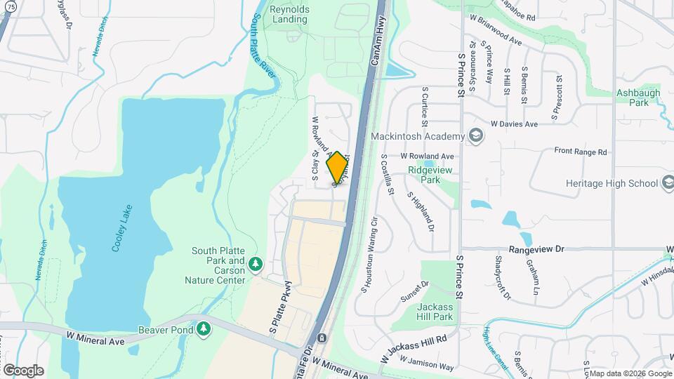 7132 S Bryant St, Unit 233 Map and Location Details