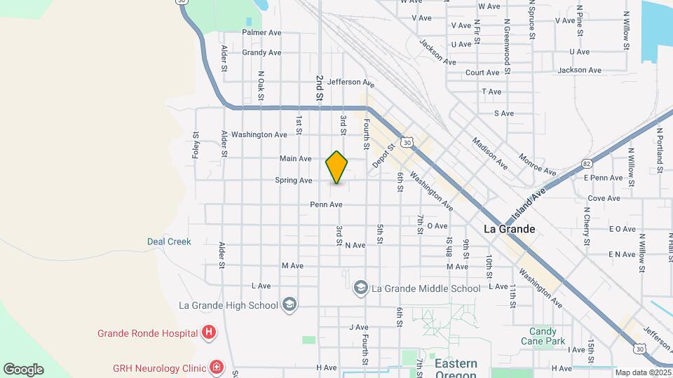 810 Spring Ave Map and Location Details