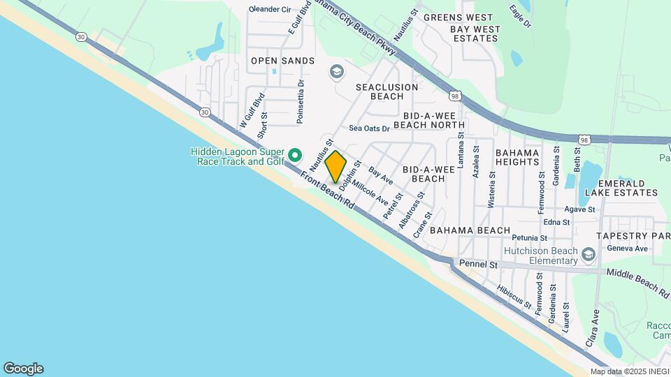 14204 Front Beach Rd Map and Location Details